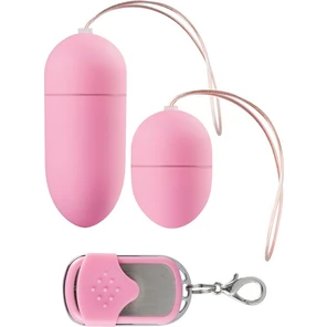  Розовые виброяйца Vibrating egg Two-pack с пультом ДУ 