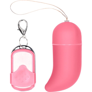  Розовое виброяйцо Vibrating G-spot Egg medium с пультом ДУ 