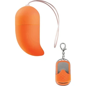  Оранжевое радиоуправляемое виброяйцо Vibrating G-spot Egg medium 
