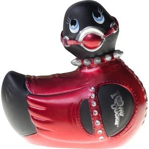  Черно-малиновый вибратор-утенок I Rub My Duckie Bondage 