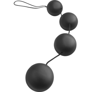 Анальная цепочка из 4 шариков Deluxe Vibro Balls 