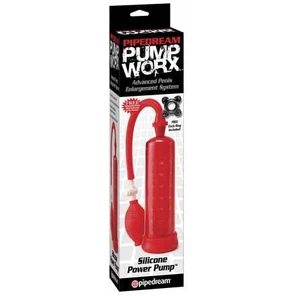  Мужская помпа SILICONE POWER красного цвета 