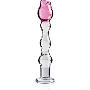  Стеклянный фаллоимитатор ICICLES № 12 19,7 см 