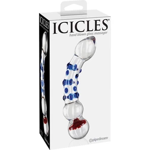  Стеклянный стимулятор ICICLES № 18 19 см 