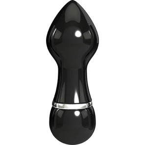  Чёрный алюминиевый вибратор BLACK SMALL 7,5 см 