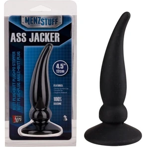  Чёрная пробка ASS JACKER для анальной стимуляции 12 см 
