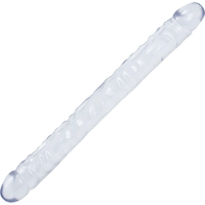  Двухсторонний фаллоимитатор Crystal Jellies 45 см 