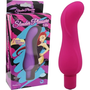  Розовый изогнутый вибростимулятор Pleasure Vibe 12,5 см 