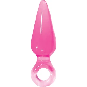  Малая розовая анальная пробка Jolie Pleasures Small 10 см 