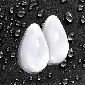  Большие прозрачные стеклянные вагинальные шарики CRYSTAL KEGEL EGGS 