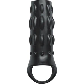  Чёрная насадка на пенис Renegade Reversible Power Cage 