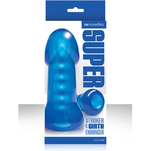  Мастурбатор Super Stroker голубого цвета 