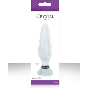  Стеклянная анальная пробка Crystal Spires 