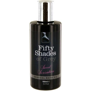  Масло для ванны «50 оттенков серого»: Sweet Sensation Sensual Bath Oil 100 мл 