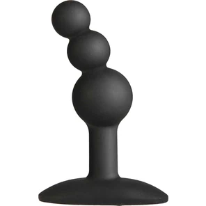  Черный анальный стимулятор Platinum Premium Silicone The Minis Bubble Small Black S 