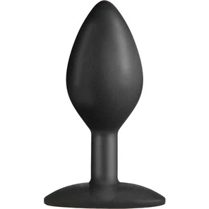  Черная анальная пробка The Minis Spade Medium 10 см 