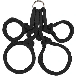  Чёрные фиксаторы для рук и ног Japanese Silk Rope Hogtie 
