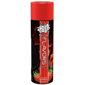  Разогревающий лубрикант Fun Flavors 4-in-1 Seductive Strawberry с ароматом клубники 316 мл 