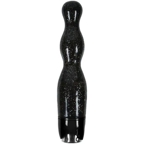  Чёрная виброёлочка Starlight Gems Libra Vibrating Massager 20,5 см 
