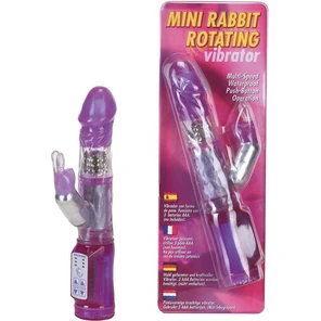  Вибратор MINI RABBIT ROTATION VIBRATOR с ротацией 13 см. 