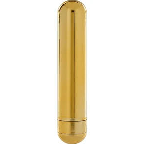  Золотистый вибратор PURE GOLD EXCITEMENT VIBE MEDIUM 15 см 