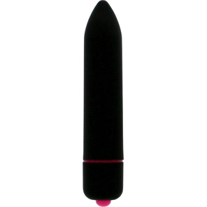  Черная вибропуля CLIMAX BULLET 8,5 см 