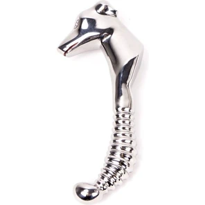  Серебристый стимулятор простаты с рукояткой в форме морды собаки Prostate Stimulator with Dogface 