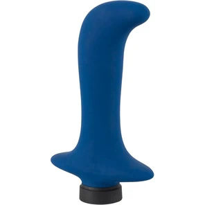  Синий вибромассажер простаты Power Vibe Backy 12,8 см 