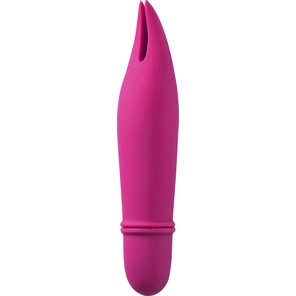  Розовый мини-вибратор Universe Teasing Ears 12,5 см 