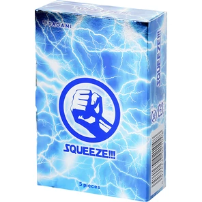  Презервативы Sagami Squeeze волнистой формы 5 шт 