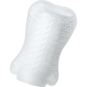  Белый мастурбатор A-Toys Pocket Wavy 