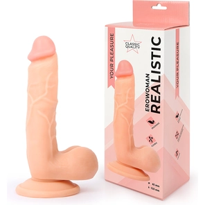  Фаллоимитатор-реалистик Erowoman телесного цвета 