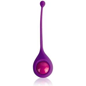  Фиолетовый вагинальный шарик со смещенным центром тяжести Cosmo 