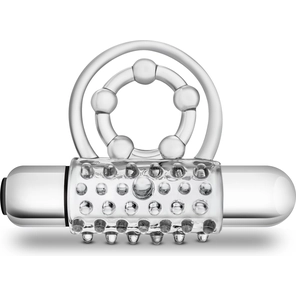  Прозрачное эрекционное виброкольцо Vibrating Super Clitifier 