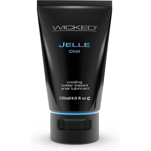  Анальный охлаждающий лубрикант WICKED JELLE CHILL на водной основе 120 мл 