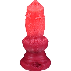  Красный фаллоимитатор Акита large 27,5 см 