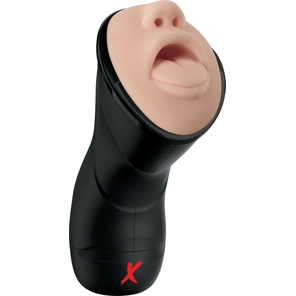  Мастурбатор-ротик Deep Throat Vibrating Stroker 