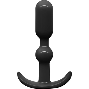  Черная анальная пробка Plug № 6 11,3 см 