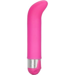  Розовый вибратор Silicone G для стимуляции G-точки 12 см 