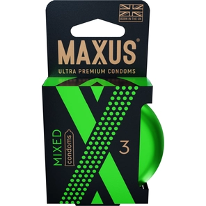  Презервативы в железном кейсе MAXUS Mixed 3 шт 