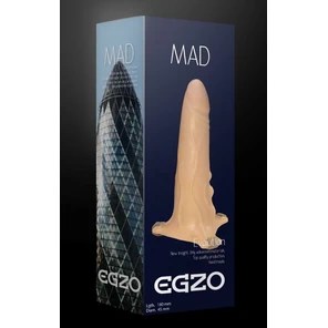  Полый поясной фаллоимитатор MAD 18 см 