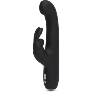  Чёрный вибратор Slimline G-Spot Rechargeable Rabbit Vibrator 24,1 см 