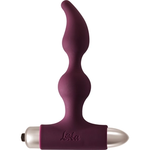  Бордовая анальная вибропробка New Edition Elation 13,1 см 