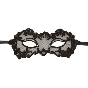  Черная ажурная маска Lingerie Mask 