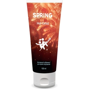  Согревающий интимный лубрикант Spring Hot Extaz 100 мл 