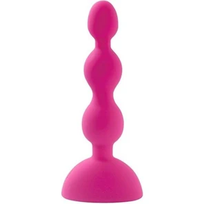  Розовый анальный вибростимулятор Anal Beads S 14,5 см. 