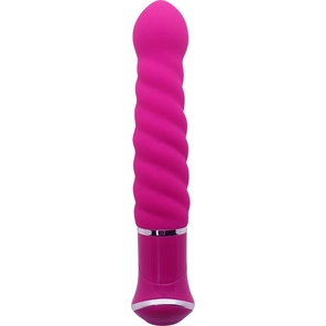  Розовый спиралевидный вибратор ECSTASY Charismatic Vibe 20,7 см 