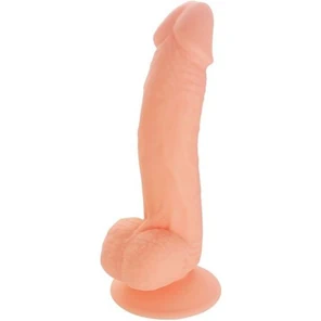  Телесный фаллоимитатор SEDUCER Veined Dong 19 см 