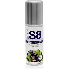  Смазка на водной основе S8 Flavored Lube со вкусом черной смородины 125 мл 