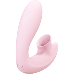  Розовый вибратор для G-точки Irresistible Desirable с бесконтактной клиторальной стимуляцией 